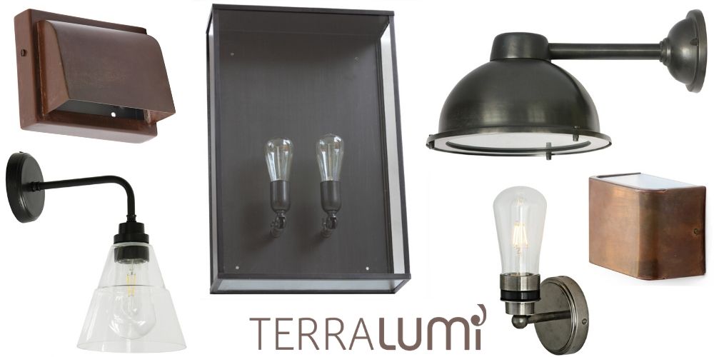 Design-Außenlampen und historische Laternen